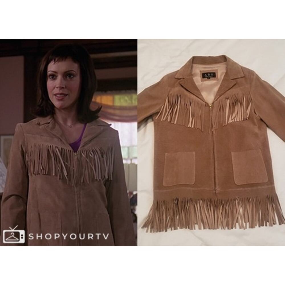 Vintage Suede Fringe Jacket Medium